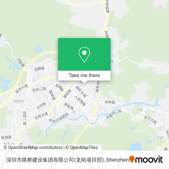 深圳市路桥建设集团有限公司(龙岗项目部) map