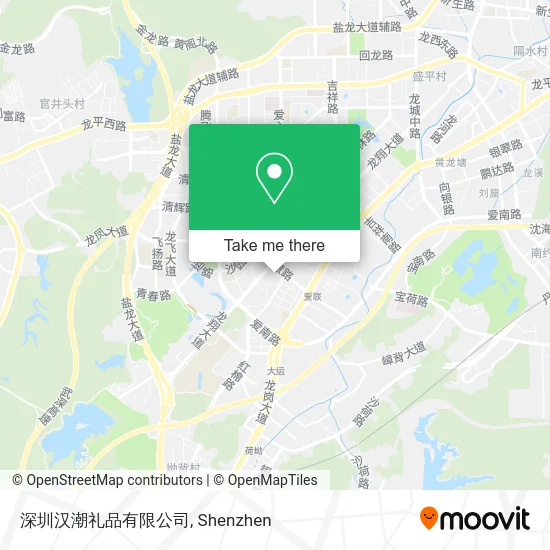 深圳汉潮礼品有限公司 map