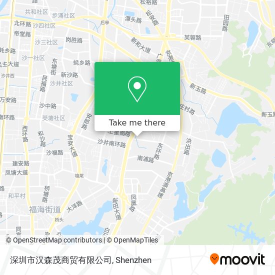 深圳市汉森茂商贸有限公司 map