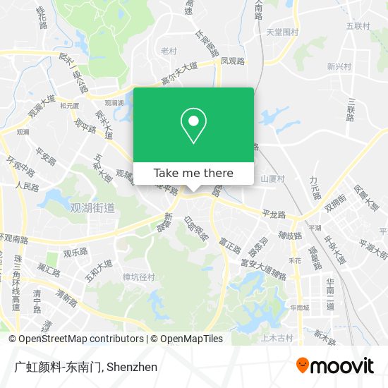 广虹颜料-东南门 map