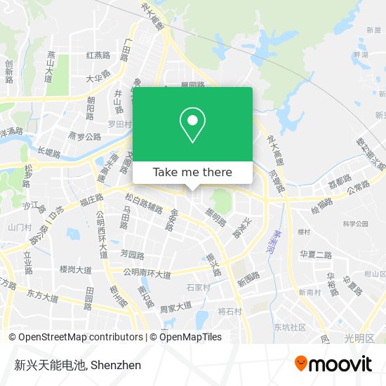 新兴天能电池 map