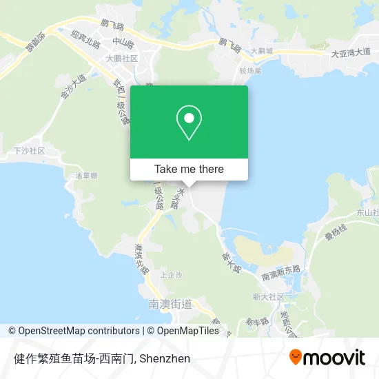 健作繁殖鱼苗场-西南门 map