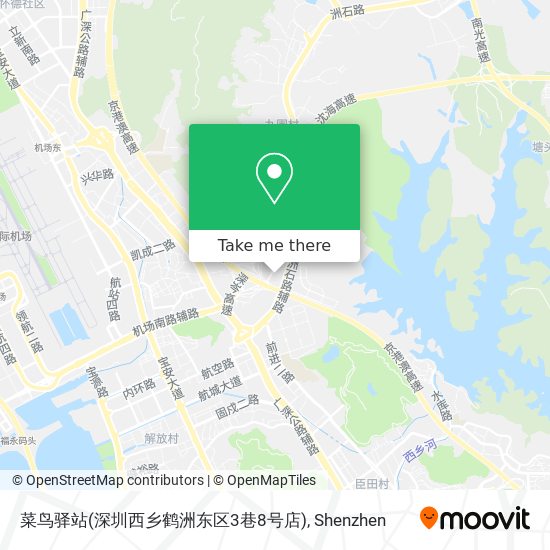 菜鸟驿站(深圳西乡鹤洲东区3巷8号店) map