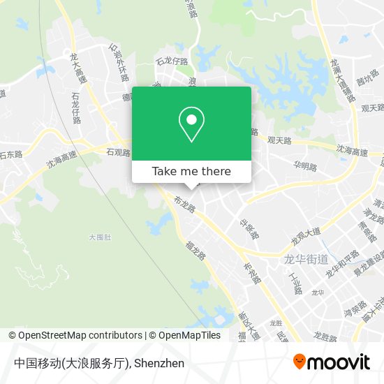 中国移动(大浪服务厅) map