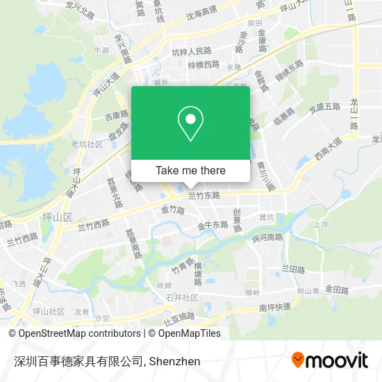 深圳百事德家具有限公司 map