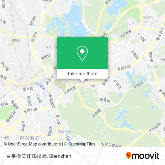 百事微笑炸鸡汉堡 map