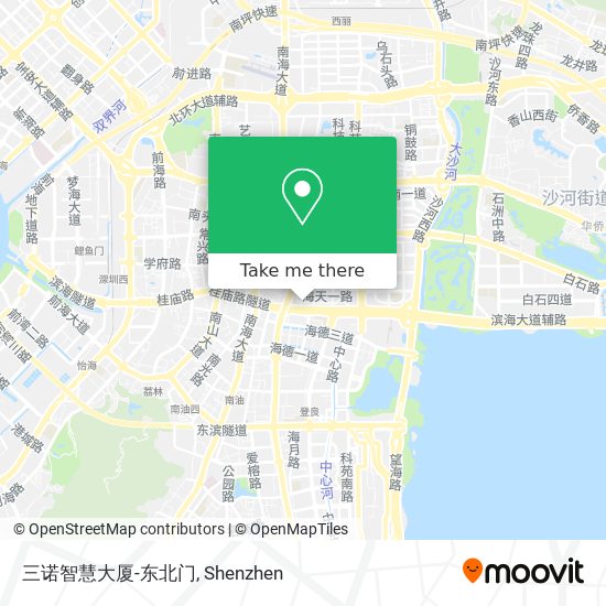 三诺智慧大厦-东北门 map
