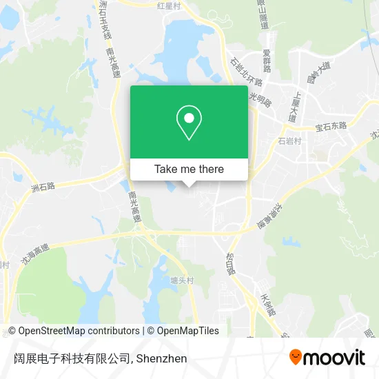 阔展电子科技有限公司 map