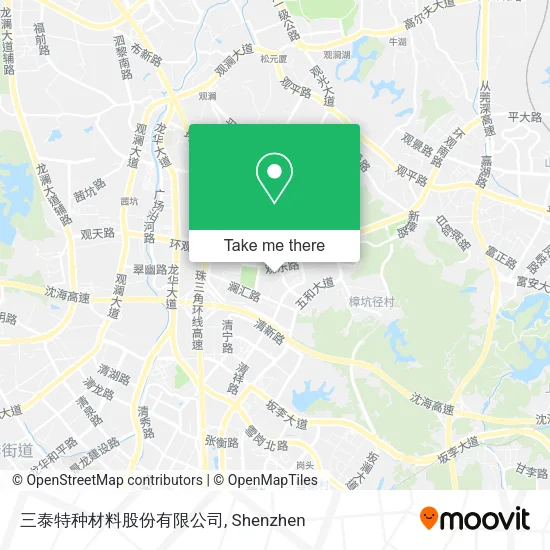 三泰特种材料股份有限公司 map