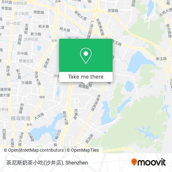 茶尼斯奶茶小吃(沙井店) map