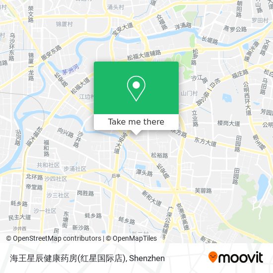 海王星辰健康药房(红星国际店) map