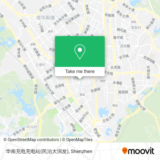 华南充电充电站(民治大润发) map