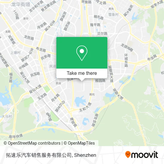 拓速乐汽车销售服务有限公司 map