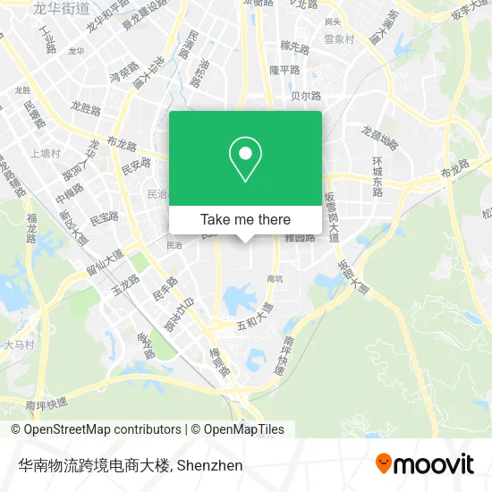 华南物流跨境电商大楼 map