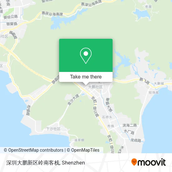 深圳大鹏新区岭南客栈 map
