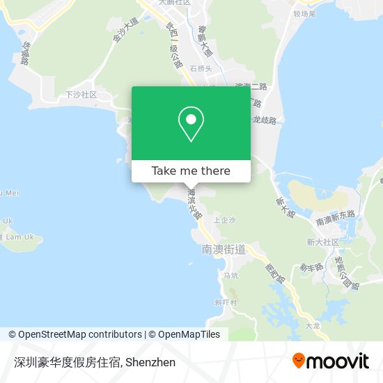 深圳豪华度假房住宿 map