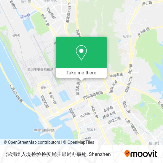 深圳出入境检验检疫局驻邮局办事处 map