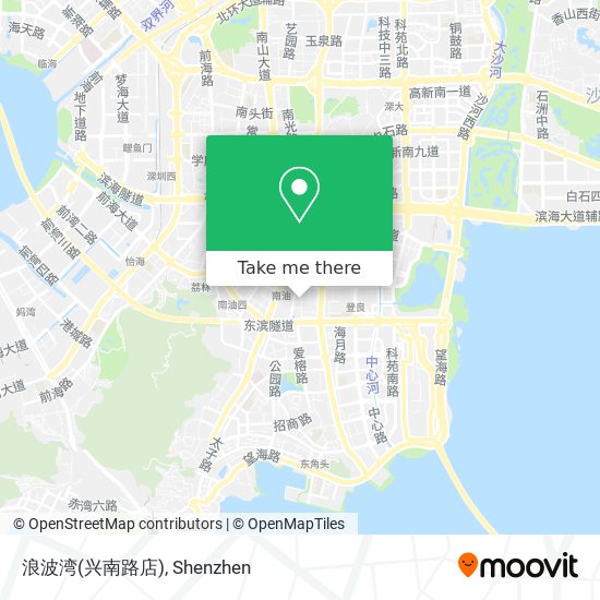 浪波湾(兴南路店) map