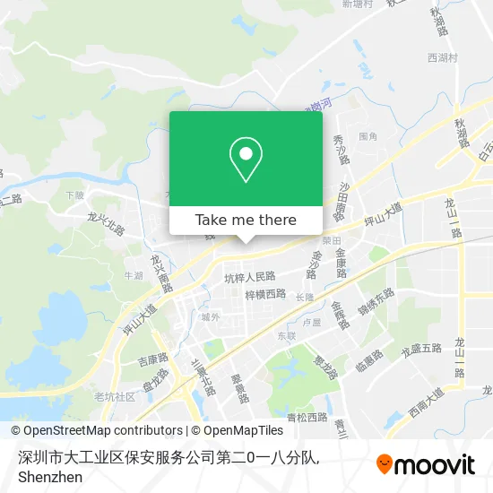 深圳市大工业区保安服务公司第二0一八分队 map