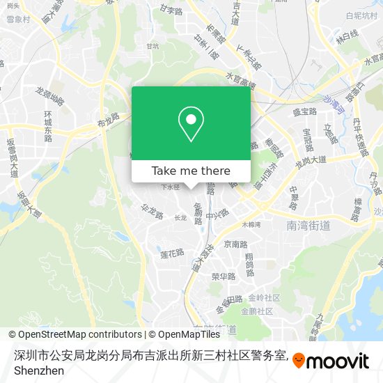 深圳市公安局龙岗分局布吉派出所新三村社区警务室 map