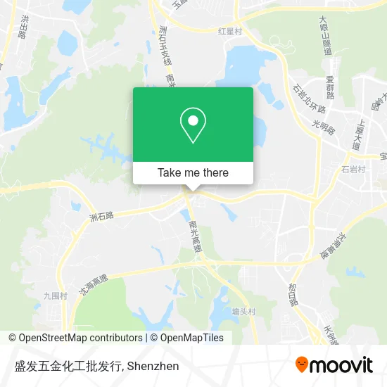 盛发五金化工批发行 map