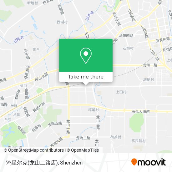 鸿星尔克(龙山二路店) map