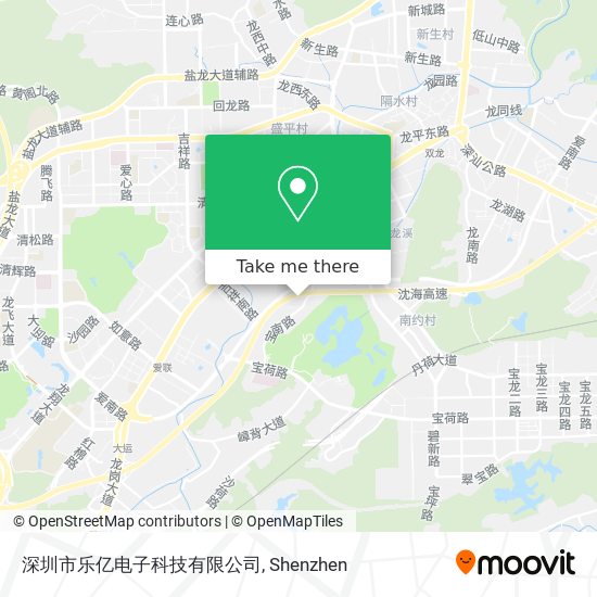 深圳市乐亿电子科技有限公司 map