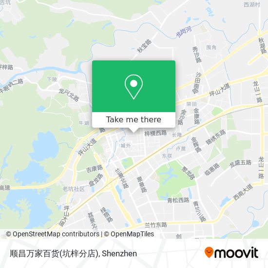 顺昌万家百货(坑梓分店) map