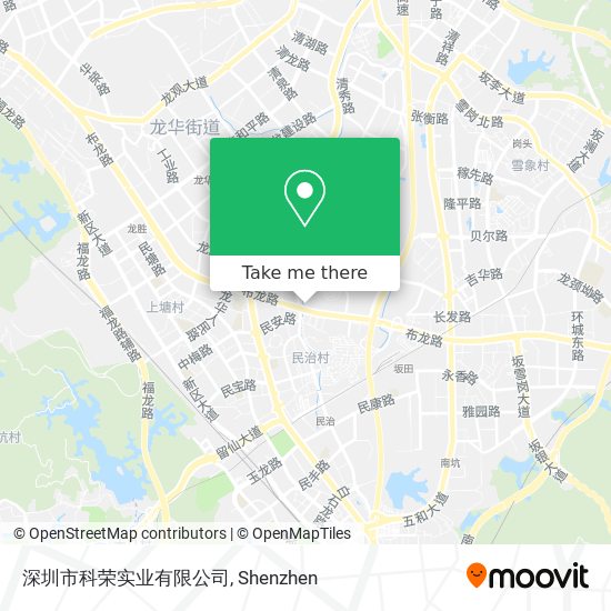 深圳市科荣实业有限公司 map