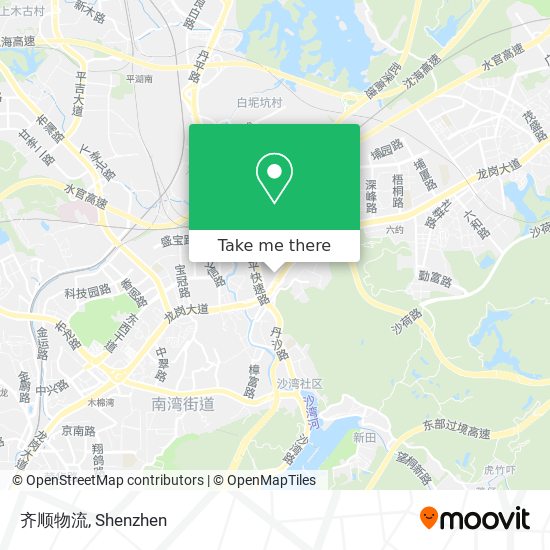 齐顺物流 map
