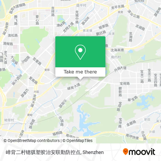 嶂背二村镱骐塑胶治安联勤防控点 map