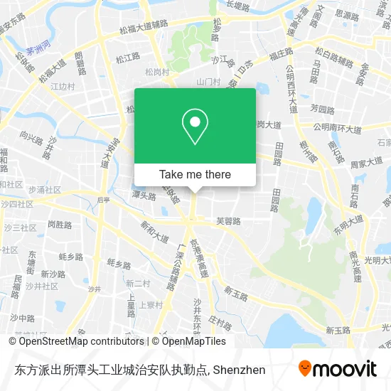 东方派出所潭头工业城治安队执勤点 map