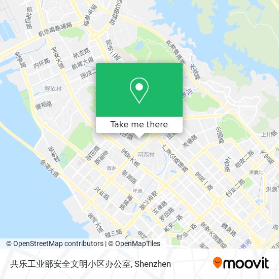 共乐工业部安全文明小区办公室 map