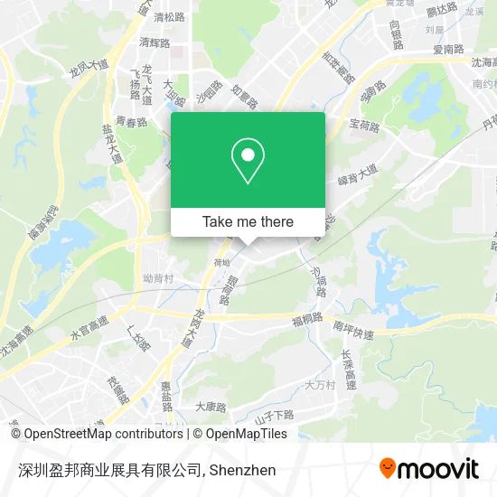 深圳盈邦商业展具有限公司 map