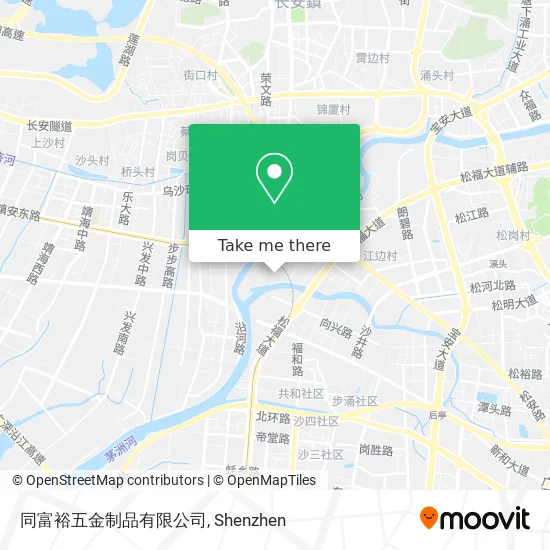 同富裕五金制品有限公司 map