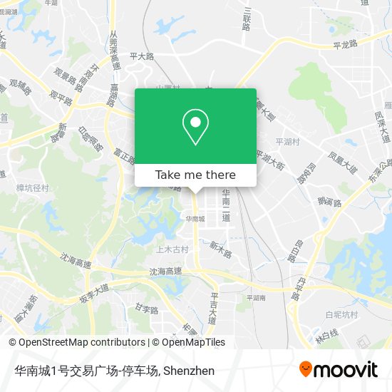 华南城1号交易广场-停车场 map