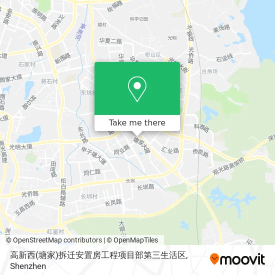 高新西(塘家)拆迁安置房工程项目部第三生活区 map