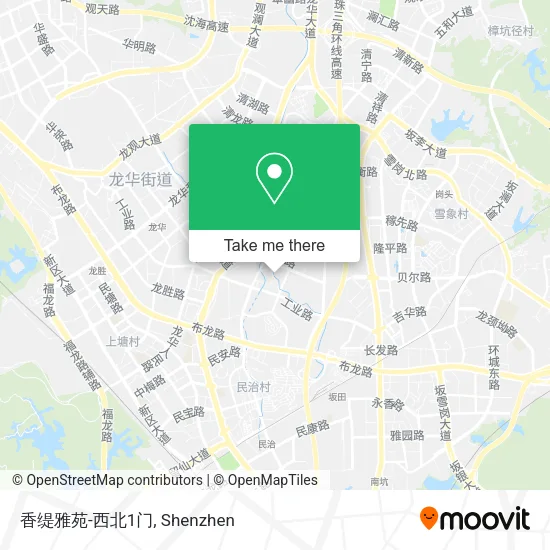 香缇雅苑-西北1门 map