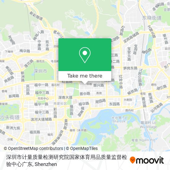 深圳市计量质量检测研究院国家体育用品质量监督检验中心广东 map