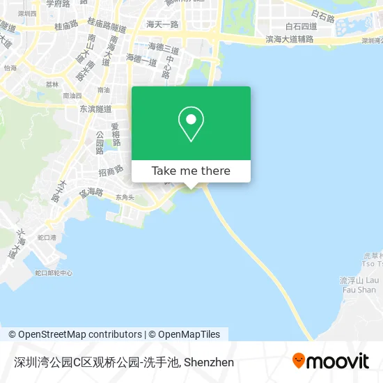 深圳湾公园C区观桥公园-洗手池 map