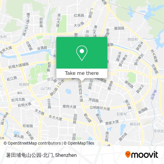 薯田埔龟山公园-北门 map
