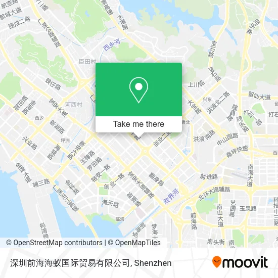 深圳前海海蚁国际贸易有限公司 map