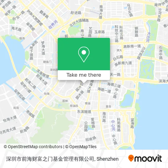 深圳市前海财富之门基金管理有限公司 map