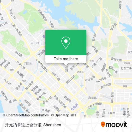 开元跆拳道上合分馆 map