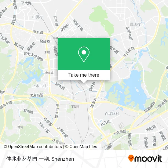 佳兆业茗萃园-一期 map