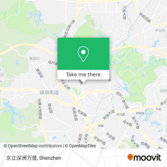 京立深洲万显 map