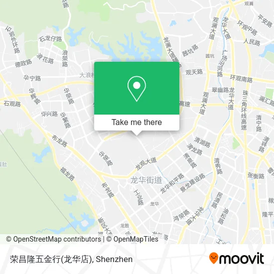 荣昌隆五金行(龙华店) map