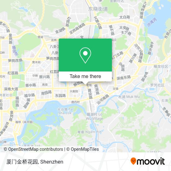 厦门金桥花园 map