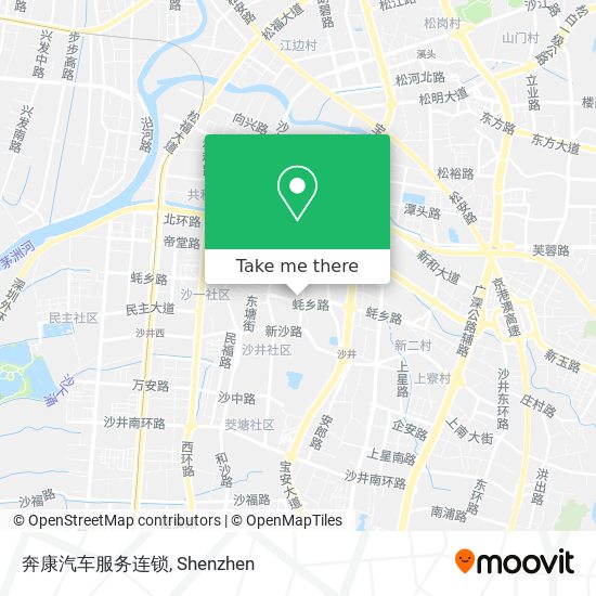 奔康汽车服务连锁 map
