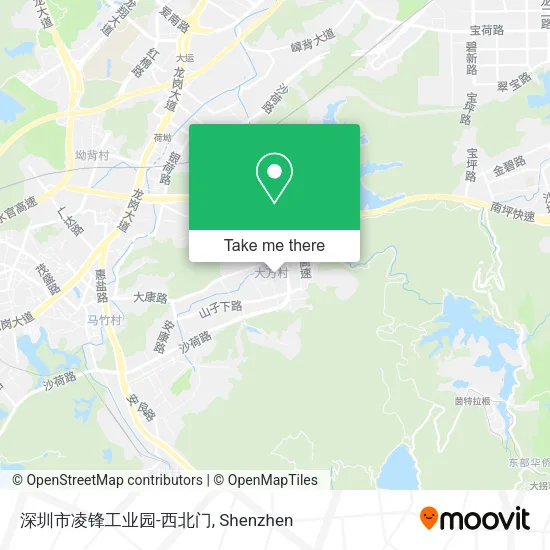 深圳市凌锋工业园-西北门 map